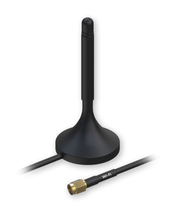 Teltonika WiFi Magnetic SMA Antenna - 2.4GHz 1.5m Cable Length - Leader Electronics