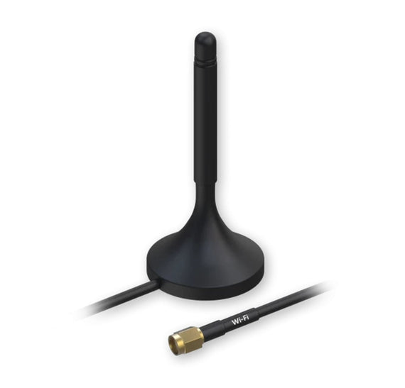 Teltonika WiFi Magnetic SMA Antenna - 2.4GHz 1.5m Cable Length - Leader Electronics