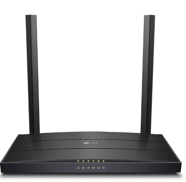 TP-Link Archer VR400 AC1200 Wireless VDSL/ADSL Modem Router 1.2Gbps 867Mbps @ 5GHz 300Mbps @ 2.4GHz 3xLAN 1xWAN 1xUSB 1xRJ11 - Leader Electronics