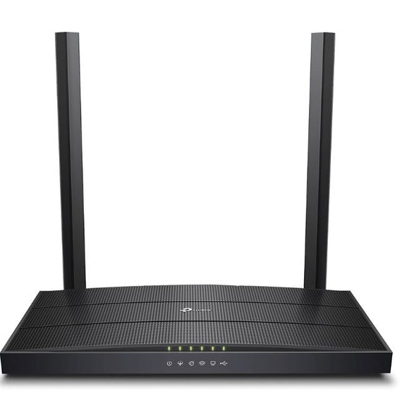 TP-Link Archer VR400 AC1200 Wireless VDSL/ADSL Modem Router 1.2Gbps 867Mbps @ 5GHz 300Mbps @ 2.4GHz 3xLAN 1xWAN 1xUSB 1xRJ11 - Leader Electronics