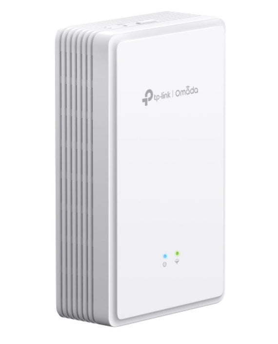 TP-Link EAP615GP-Wall Omada AX1800 Wi-Fi 6 Wall Plate GPON Access Point, 574Mbps at 2.4 GHz + 1201 Mbps at 5 GHz, AC Power, 4×Internal Antennas, MU-M - Leader Electronics