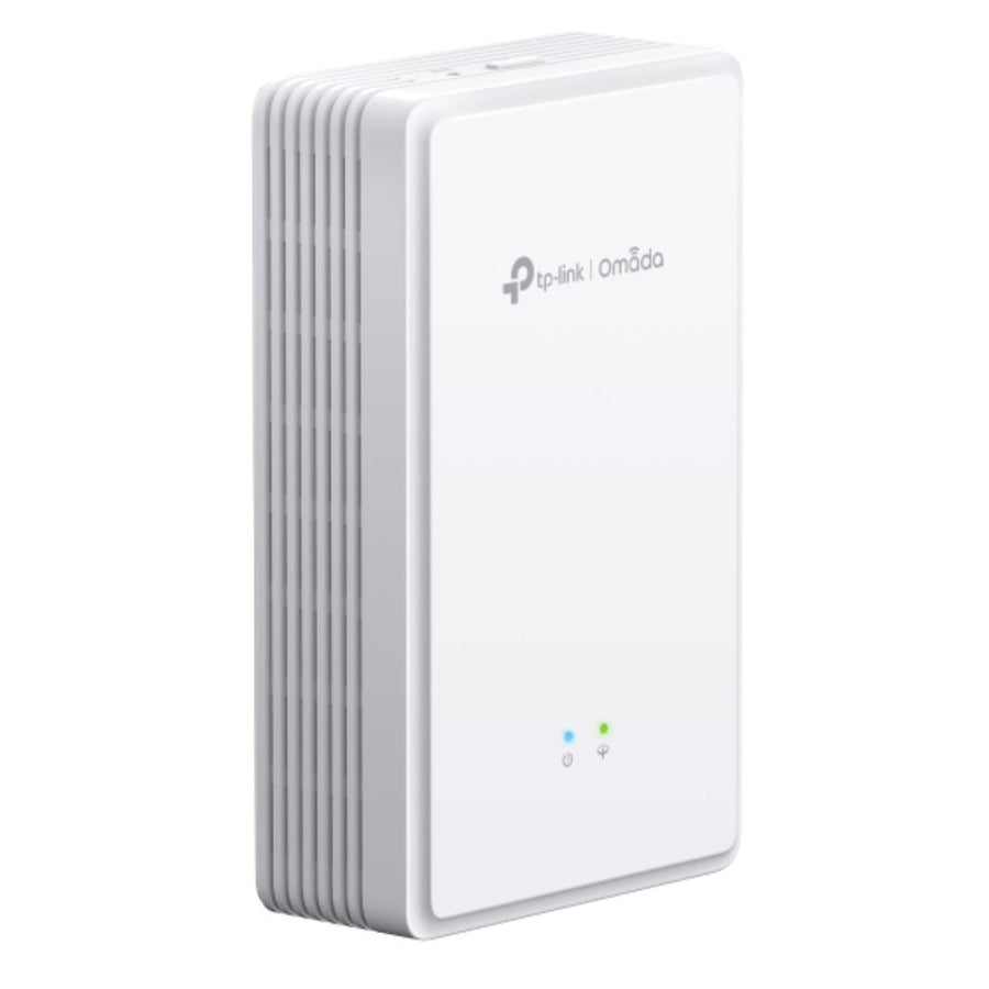 TP-Link EAP615GP-Wall Omada AX1800 Wi-Fi 6 Wall Plate GPON Access Point, 574Mbps at 2.4 GHz + 1201 Mbps at 5 GHz, AC Power, 4×Internal Antennas, MU-M - Leader Electronics
