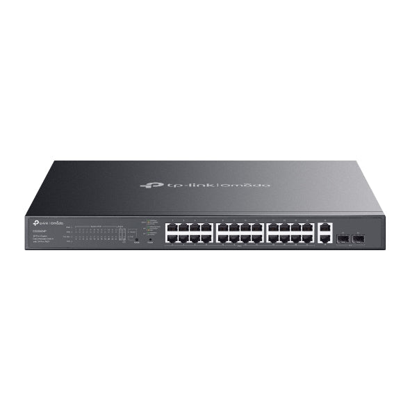 TP-Link ES228GMP Omada 28-Port Gigabit Easy Managed Switch with 24-Port PoE+, Fast PoE, Perpetual PoE, Flow Control, Loopback Detection, Port Isolati - Leader Electronics
