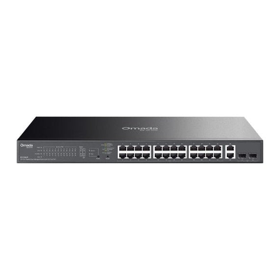 TP-Link ES228GP Omada 28-Port Gigabit Easy Managed Switch with 24-Port PoE+ - Leader Electronics