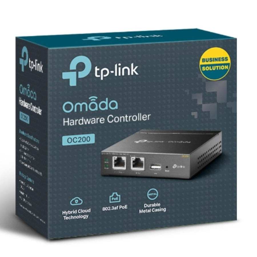 TP-Link OC200 Omada Cloud Controller, Centralised Management - Up to 100 Omada APs, JetStream Switches And SafeStream Routers - Leader Electronics