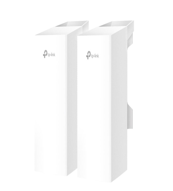 TP-Link Omada 5GHz 867Mbps Long-Range Indoor/Outdoor Wireless Bridge, Up To 5km, 3x Gigabit Ethernet, Auto-pairing, IP65 (EAP215-Bridge KIT) - Leader Electronics