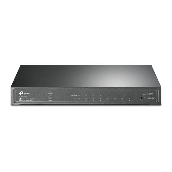 TP-Link SG2008P JetStream 8-Port Gigabit Smart Switch with 4-Port PoE+ Fanless Support Omada SDN, 802.1p CoS/DSCP QOS and IGMP Snooping - Leader Electronics