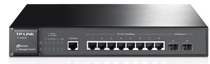 TP-Link SG3210 JetStream 8-Port Gigabit L2 Managed Switch with 2 SFP Slots Omada - Leader Electronics