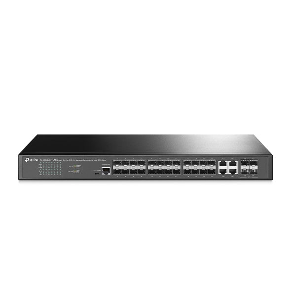 TP-Link SG3428XF Omada 24-Port SFP L2+ Managed Switch with 4 10GE SFP+ Slots, Integration with Omada SDN Controller - Leader Electronics