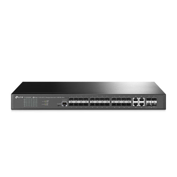 TP-Link SG3428XF Omada 24-Port SFP L2+ Managed Switch with 4 10GE SFP+ Slots, Integration with Omada SDN Controller - Leader Electronics