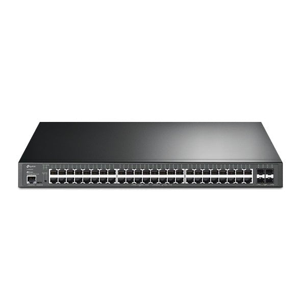 TP-Link SG3452XP Omada 48-Port PoE+ Gigabit L2+ Managed Switch with 4 10GE SFP+ Slots, Integration with Omada SDN Controller,Static Routing, OAM, DDM, - Leader Electronics