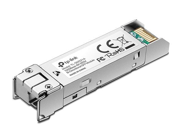 TP-Link SM321A 1000Base-BX WDM Bi-Directional SFP Module, LC connector, TX:1550nm/RX:1310nm, single-mode, 10km - Leader Electronics