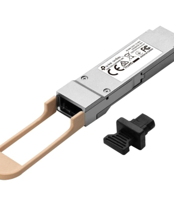 TP-Link SM9110-SR4 Omada 100GBASE-SR4 QSFP28 Transceiver, Dual Rate 103.125Gbps and 41.2Gbps, 850nm MMF (Multimode fiber), MTP/MPO-12, 100m Distance @ - Leader Electronics