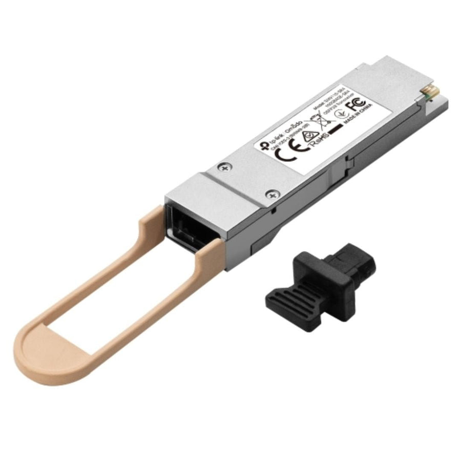 TP-Link SM9110-SR4 Omada 100GBASE-SR4 QSFP28 Transceiver, Dual Rate 103.125Gbps and 41.2Gbps, 850nm MMF (Multimode fiber), MTP/MPO-12, 100m Distance @ - Leader Electronics