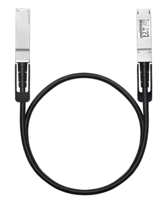 TP-Link SM9220-1M Omada 1 Meter 100G QSFP28 Direct Attach Cable ,Up to 1 m Distance, Support data rate of 100Gbps and 40Gbps, Compatible with 100G QSF - Leader Electronics