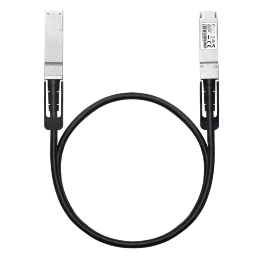 TP-Link SM9220-1M Omada 1 Meter 100G QSFP28 Direct Attach Cable ,Up to 1 m Distance, Support data rate of 100Gbps and 40Gbps, Compatible with 100G QSF - Leader Electronics