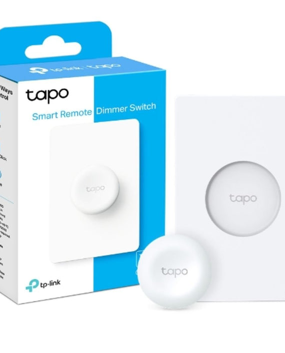 TP-Link Tapo Smart Remote Dimmer Switch, Smart Customised Actions, Multiple Control, Flexible Mounting, Long Battery Life (Tapo S200D) - Leader Electronics
