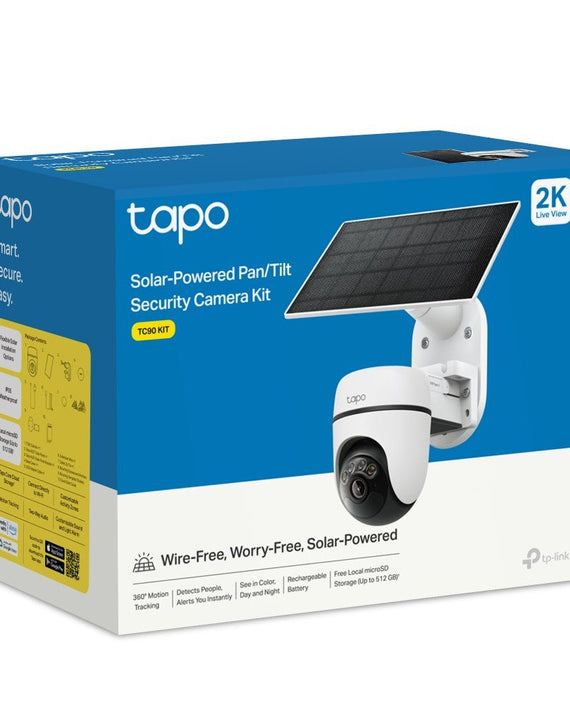 TP-Link TC90 KIT Solar-Powered Pan/Tilt Security Camera Kit - Leader Electronics