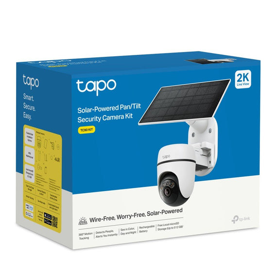 TP-Link TC90 KIT Solar-Powered Pan/Tilt Security Camera Kit - Leader Electronics