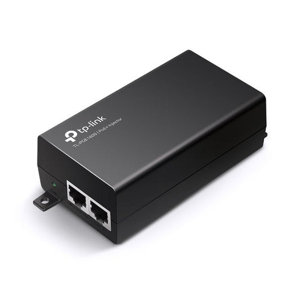 TP-Link TL-POE160S Omada PoE+ Injector, 2 Gigabit Ports, 802.3af/at, Integrated Power Supply, Wall Mountable, Plug & Play - Leader Electronics