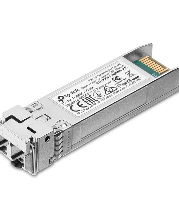 TP-Link TL-SM5110-SR 10GBase-LR 10GBase-SR SFP+ LC Transceiver Multi Mode Hot-Pluggable Digital Diagnostic Monitoring SFP+ MSA Compatible - Leader Electronics