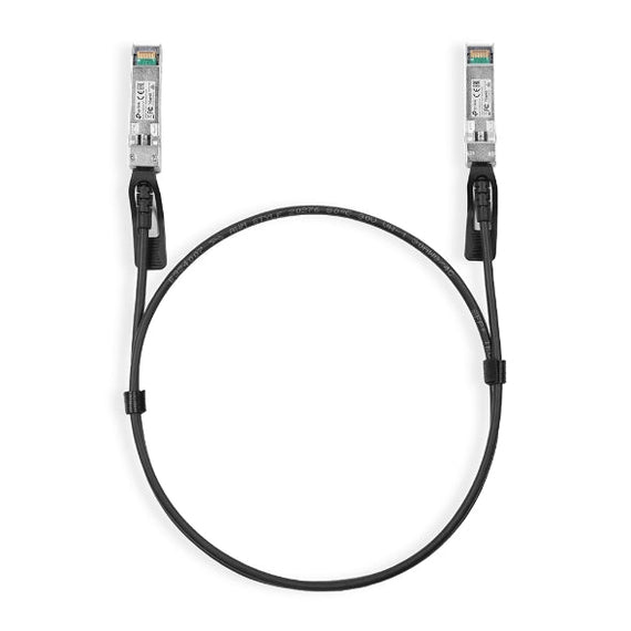 TP-Link TL-SM5220-1M 1 Meter 10G SFP+ Direct Attach Cable, Drives 10 Gigabit Ethernet, 10G SFP+ Connector on Both Sides (Replaces TXC432-CU1M) - Leader Electronics