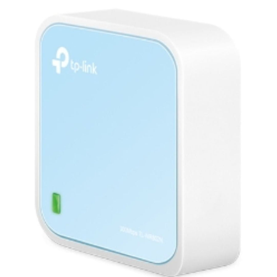 TP-Link TL-WR802N N300 Wireless N Nano Router 2.4GHz 300Mbps 1x100Mbps LAN/WAN 1xMicro USB 802.11bgn Built-in Antenna Pocket Size Travel Router - Leader Electronics