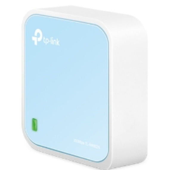 TP-Link TL-WR802N N300 Wireless N Nano Router 2.4GHz 300Mbps 1x100Mbps LAN/WAN 1xMicro USB 802.11bgn Built-in Antenna Pocket Size Travel Router - Leader Electronics