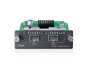 TP-Link TX432 10-Gigabit 2-Port SFP + Module 2x10Gb SFP+ Slots Fits Multiple TP-LINK Switches/SFP+ Transceivers/SFP+ Cables (LS) - Leader Electronics