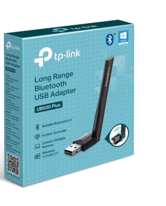 TP-Link UB500 Plus Long Range Bluetooth USB Adapter, USB 2.0, 1*External Antenna - Leader Electronics