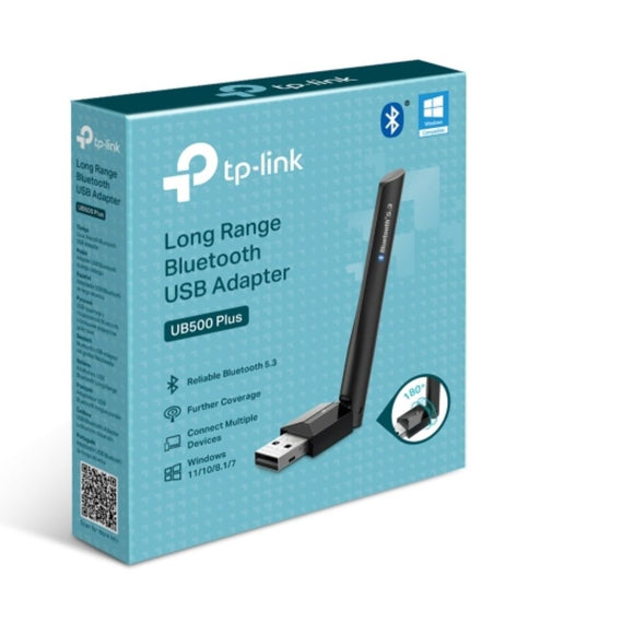 TP-Link UB500 Plus Long Range Bluetooth USB Adapter, USB 2.0, 1*External Antenna - Leader Electronics