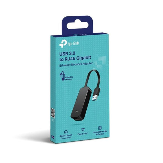TP-Link UE306 USB 3.0 to Gigabit Ethernet Network Adapter, Foldable and Portable, Suitable for Ultrabook, Nintendo Switch, Linux, Windows 10/8.1 - Leader Electronics