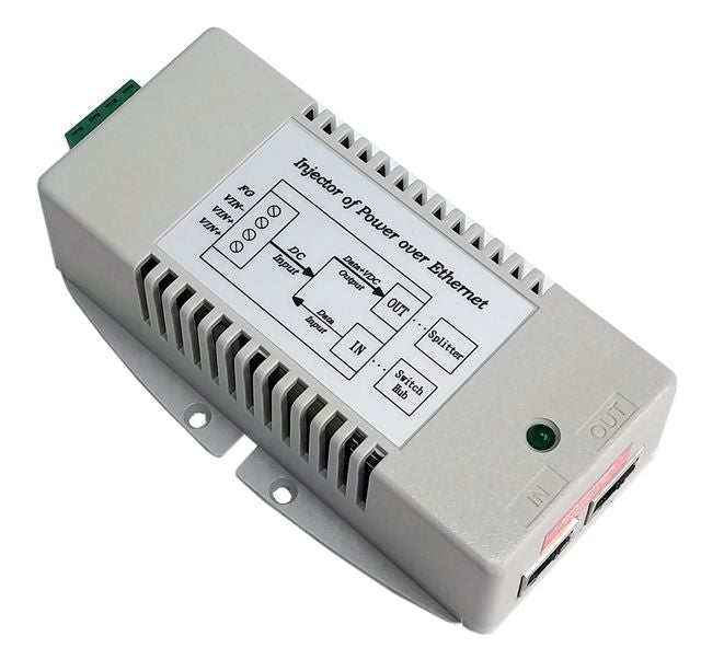 Tycon Power 18-36V In 56V 35W GigE 802.3af/at PoE, Low Cost & High Efficiency Solution for those requiring IEEE802.3af and IEEE802.3at Power - Leader Electronics