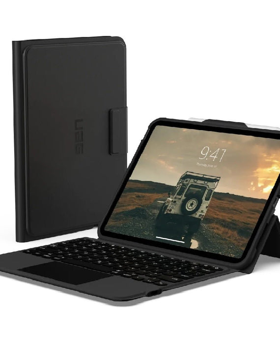 UAG Apple iPad (11') 11th Gen (A16) /iPad 10th Gen (10.9') Bluetooth Keyboard with Trackpad Rugged Case (English)- Black/Ash - 1 Year Warranty - Leader Electronics