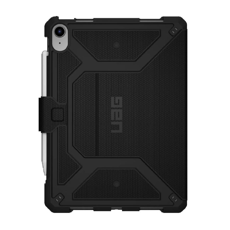 UAG Metropolis Apple iPad (11.0') 11th Gen (A16) / iPad 10th Gen (10.9') Folio Rugged Case (Black) - DROP+ Military Standard, 1 Year Warranty - Leader Electronics