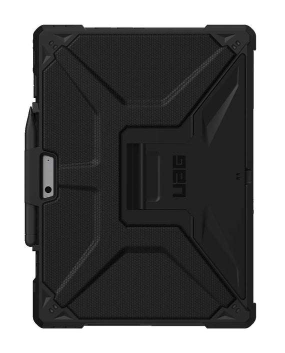 UAG Metropolis Microsoft Surface Pro 11/Pro 10/Pro 9 Rugged Case - Black (324013114040), DROP+ Military Standard, Armored Shell, 10 Years Warranty - Leader Electronics