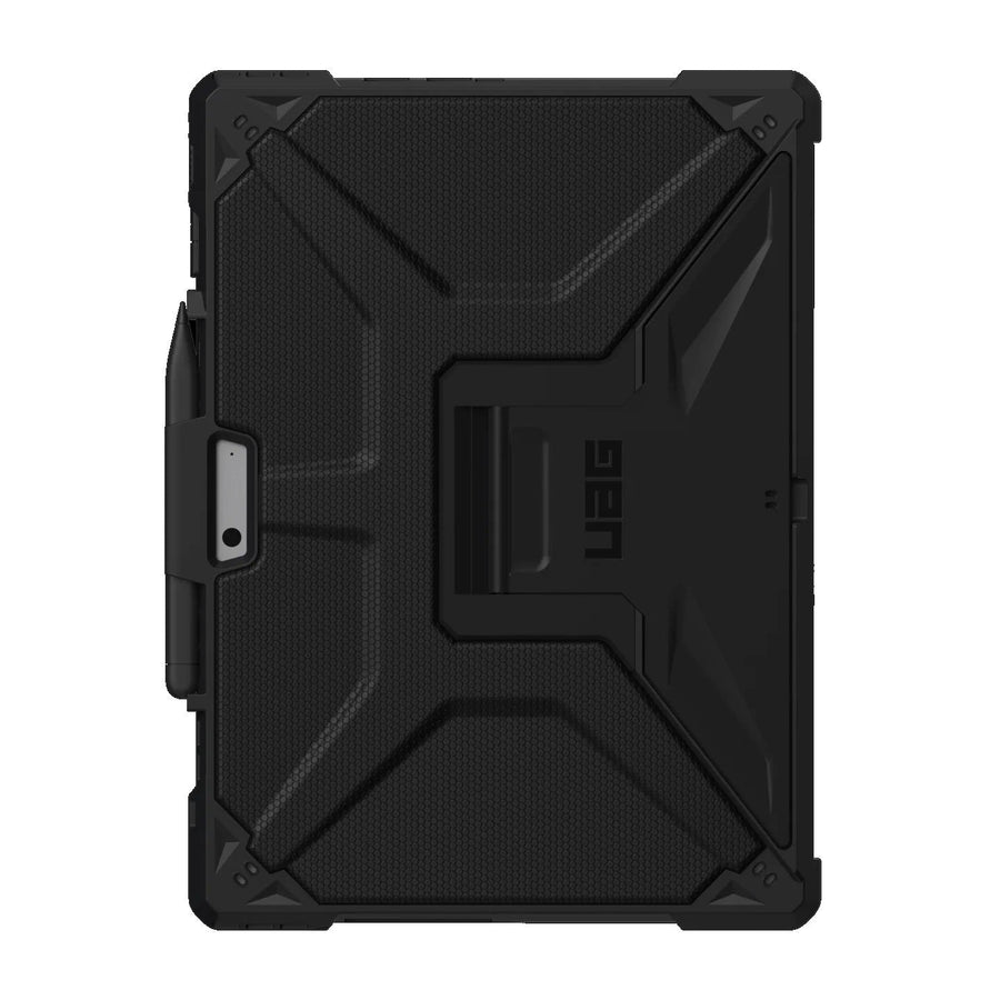 UAG Metropolis Microsoft Surface Pro 11/Pro 10/Pro 9 Rugged Case - Black (324013114040), DROP+ Military Standard, Armored Shell, 10 Years Warranty - Leader Electronics