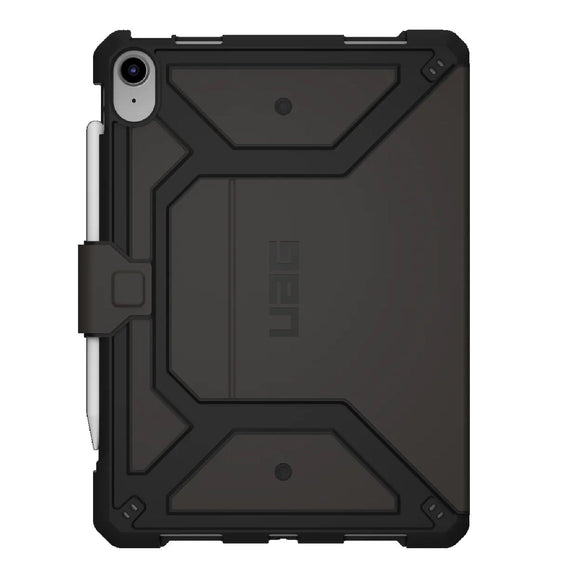 UAG Metropolis SE Apple iPad (11.0') 11th Gen (A16) / iPad 10th Gen (10.9') Folio Rugged Case (Black) - DROP+ Military Standard,1 Year Warranty - Leader Electronics