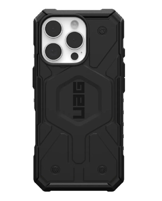 UAG Pathfinder MagSafe Apple iPhone 16 Pro Max (6.9') Rugged Case - Black (114469114040), 18ft Drop Protection (5.4M), Tactical Grip,10 Years Warranty - Leader Electronics