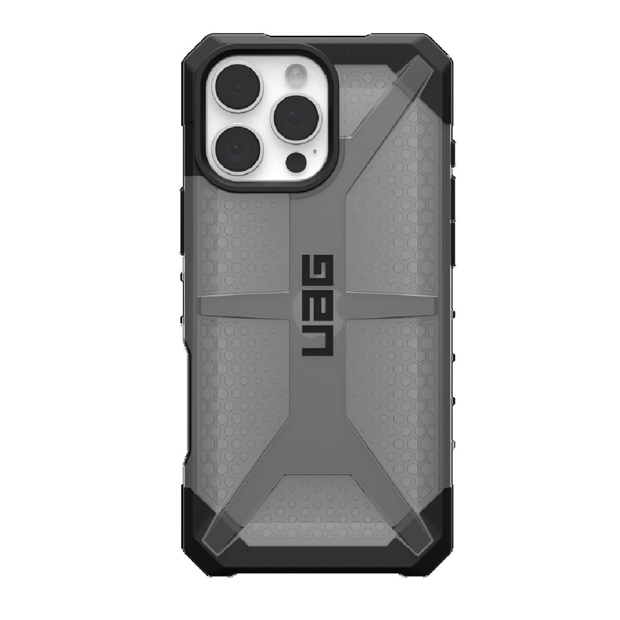 UAG Plasma Apple iPhone 16 Pro Max (6.9') Rugged Case - Ash (114478113131), 16ft. Drop Protection (4.8M), Raised Screen Surround, 10 Years Warranty - Leader Electronics