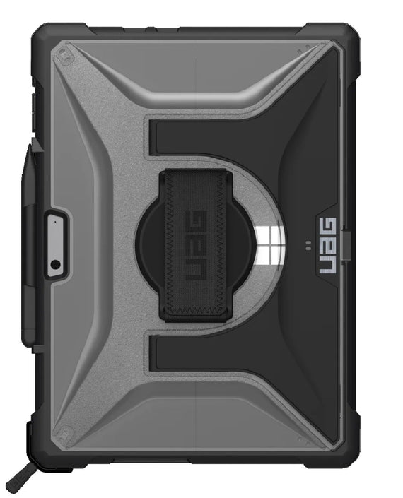 UAG Plasma Microsoft Surface Pro 11/Pro 10/Pro 9 Hand & Shoulder Strap Rugged Case -Ice (324012114343), DROP+ Military Standard, 10 Years Warranty - Leader Electronics