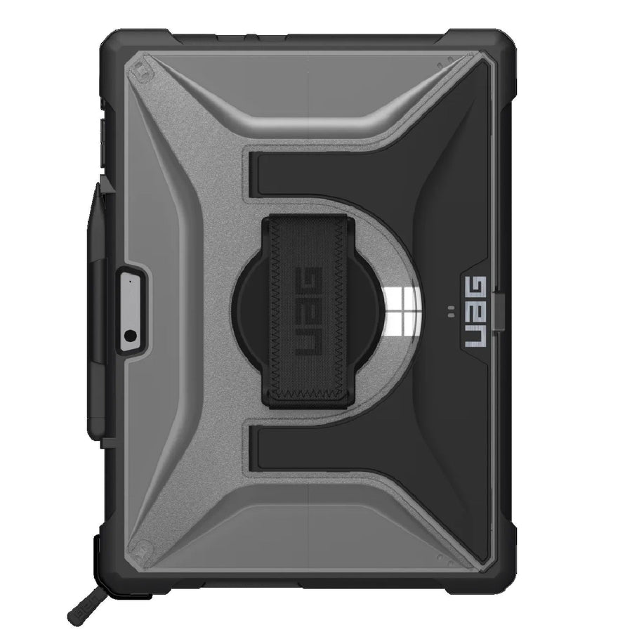 UAG Plasma Microsoft Surface Pro 11/Pro 10/Pro 9 Hand & Shoulder Strap Rugged Case -Ice (324012114343), DROP+ Military Standard, 10 Years Warranty - Leader Electronics