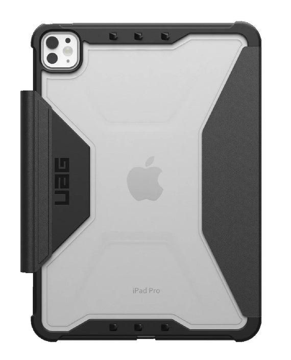 UAG Plyo Apple iPad Pro (11') (M5/M4) (6th/5th Gen) Folio Rugged Case - Black/Ice (124477114043), DROP+ Military Standard, 10 Years Warranty - Leader Electronics
