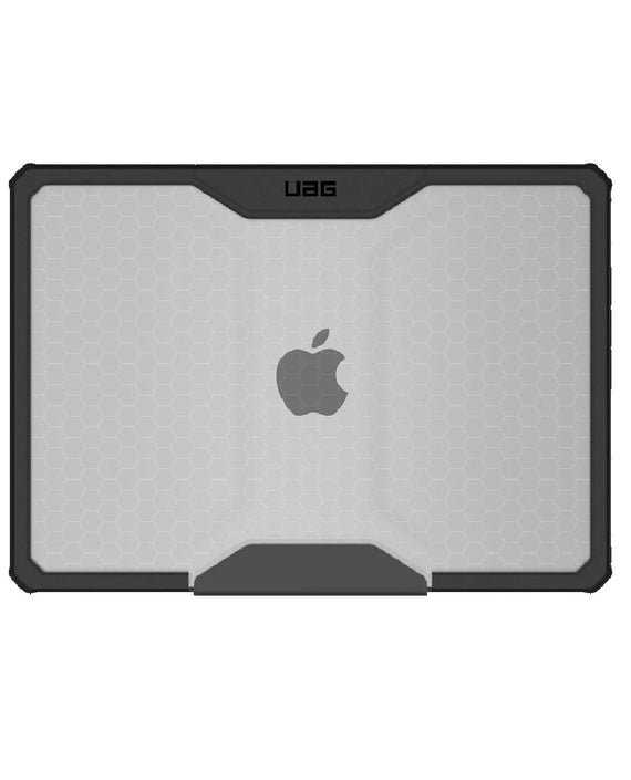 UAG Plyo Apple MacBook Air (15') (M2/M3) Rugged Case - Ice/Black (134414114340), DROP+ Military Standard, Armor Shell, 10 Years Warranty - Leader Electronics
