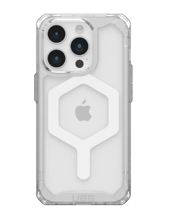 UAG Plyo MagSafe Apple iPhone 15 Pro (6.1') Rugged Case - Ice/White (114286114341), 16ft. Drop Protection (4.8M), 10 Years Warranty - Leader Electronics