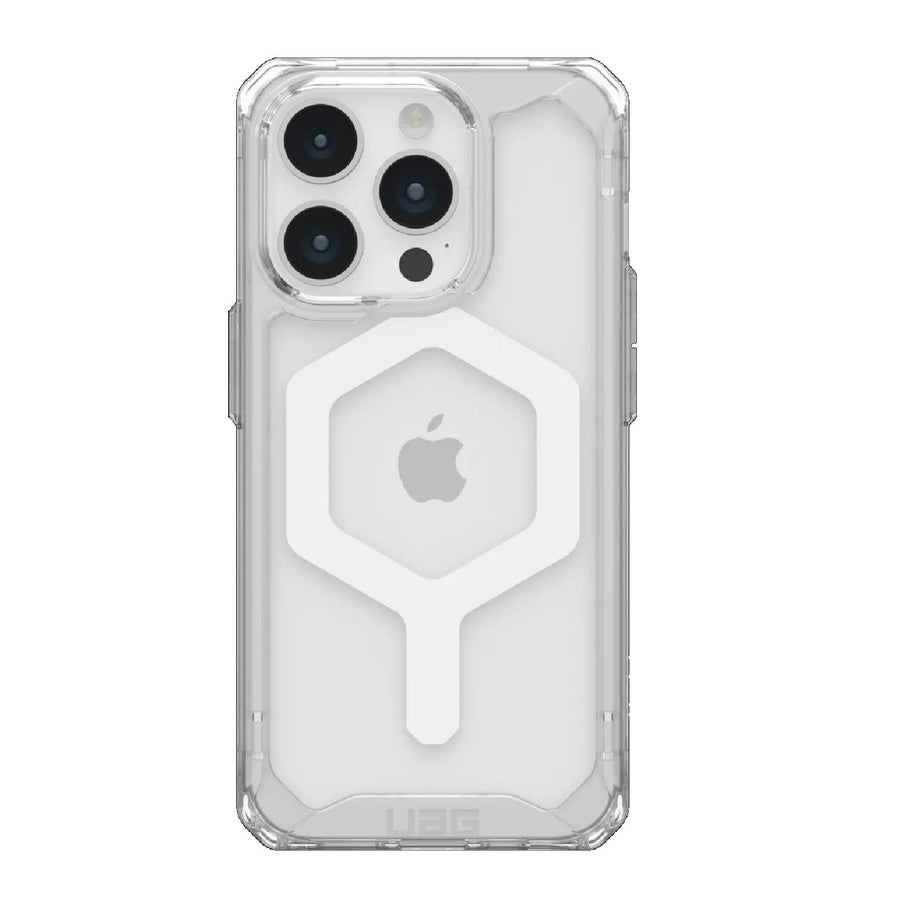 UAG Plyo MagSafe Apple iPhone 15 Pro (6.1') Rugged Case - Ice/White (114286114341), 16ft. Drop Protection (4.8M), 10 Years Warranty - Leader Electronics