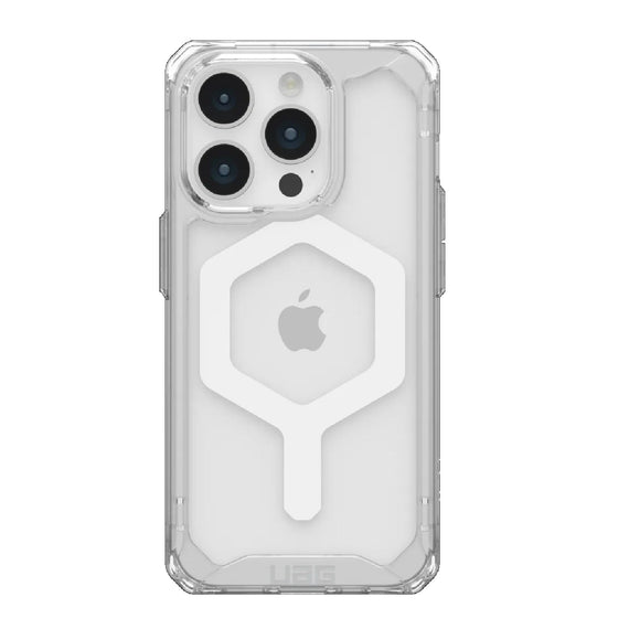 UAG Plyo MagSafe Apple iPhone 15 Pro (6.1') Rugged Case - Ice/White (114286114341), 16ft. Drop Protection (4.8M), 10 Years Warranty - Leader Electronics