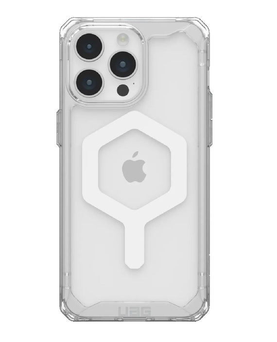 UAG Plyo MagSafe Apple iPhone 15 Pro Max (6.7') Rugged Case - Ice/White(114305114341),16ft. Drop Protection (4.8M), 10 Years Warranty - Leader Electronics