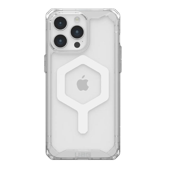 UAG Plyo MagSafe Apple iPhone 15 Pro Max (6.7') Rugged Case - Ice/White(114305114341),16ft. Drop Protection (4.8M), 10 Years Warranty - Leader Electronics