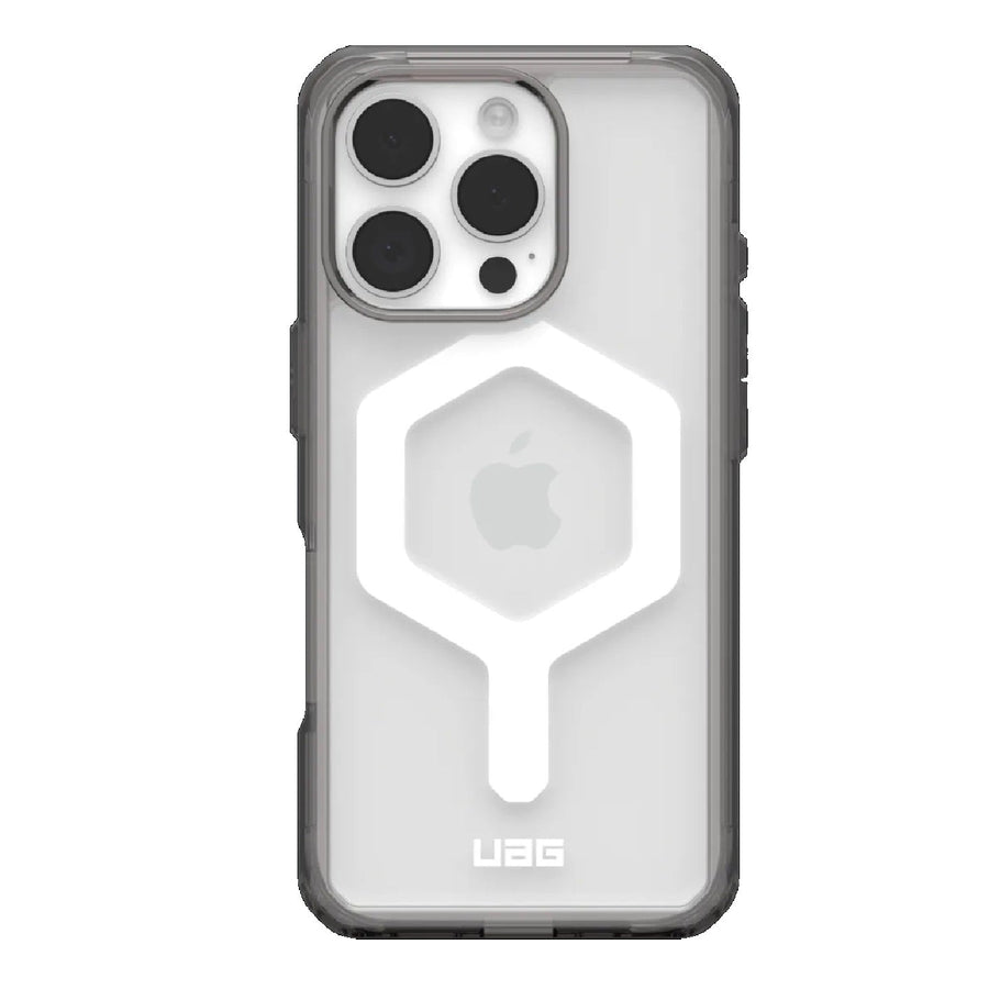 UAG Plyo MagSafe Apple iPhone 16 Pro Max (6.9') Rugged Case - Ash/White (114481113141), 16ft. Drop Protection (4.8M), Armored Shell, 10 Years Warranty - Leader Electronics